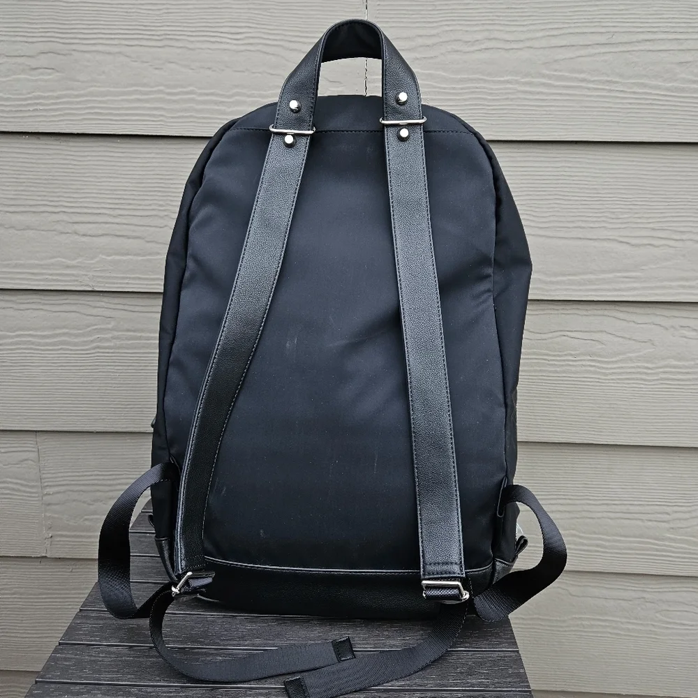 Haerfest x Mercedes Benz Limited Edition Black Nylon Vegan Leather Backpack Bag